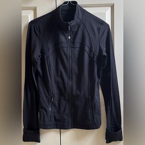 LN!🍒LULULEMON sz 10 DEFINE Jacket SOLID BLACK Full-Length *NULU